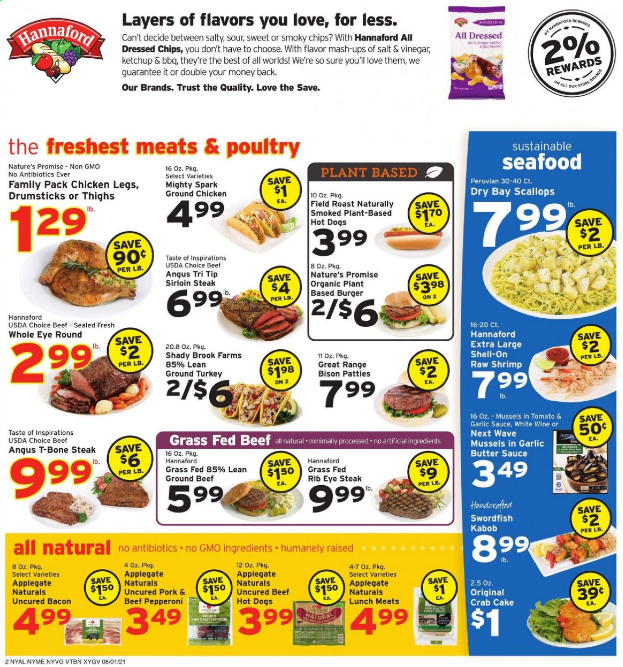 Hannaford ad - 08/01/2021 - 08/07/2021. Page 2