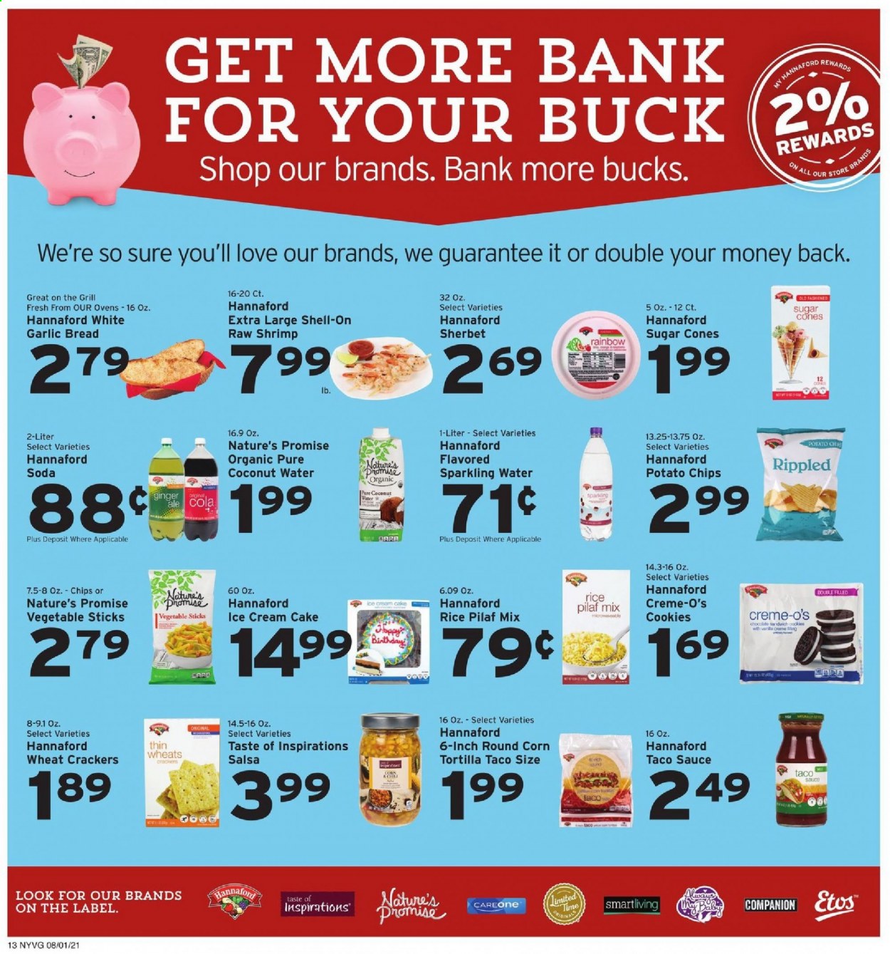 Hannaford ad - 08/01/2021 - 08/07/2021. Page 13