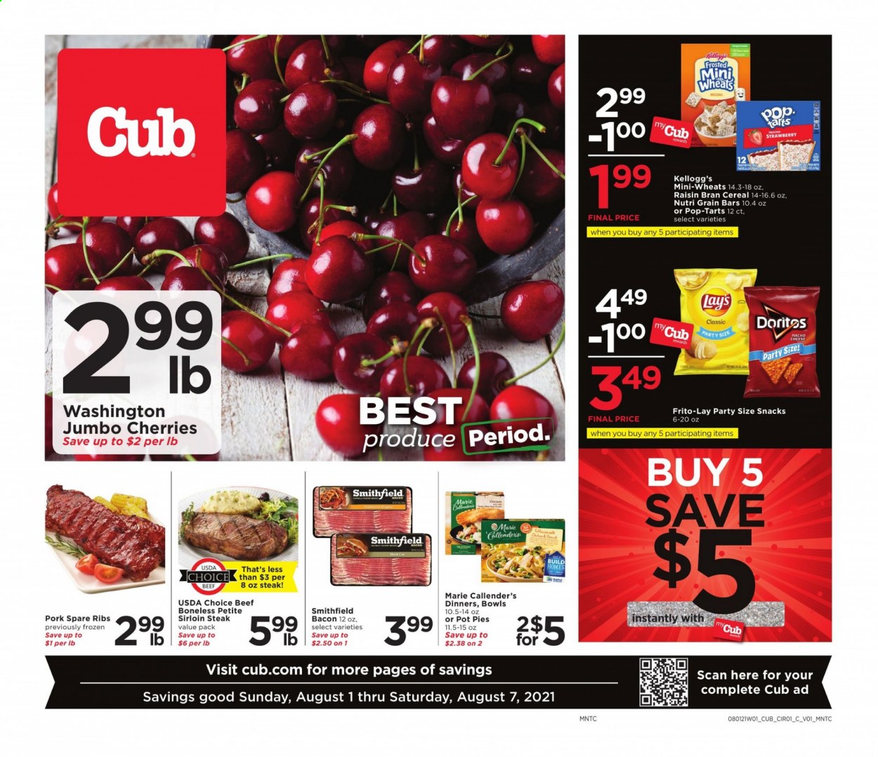 Cub Foods ad - 08/01/2021 - 08/07/2021. Page 1