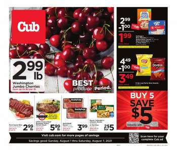 Cub Foods Flyer - 08.01.2021 - 08.07.2021.