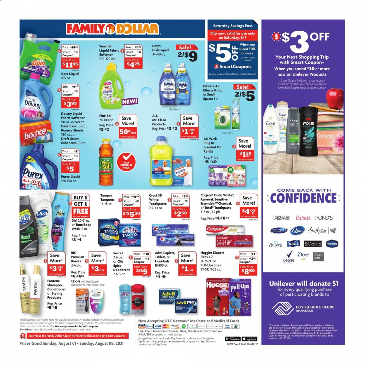 Family Dollar ad - 08/01/2021 - 08/08/2021. Page 3