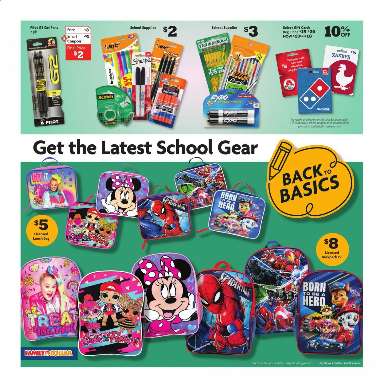 Family Dollar ad - 08/01/2021 - 08/08/2021. Page 9