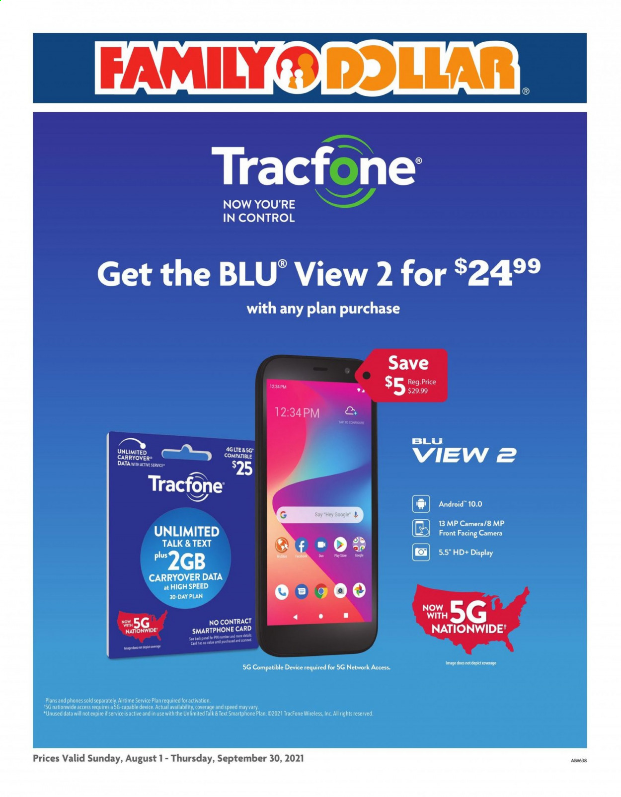 Family Dollar ad - 08/01/2021 - 09/30/2021. Page 1