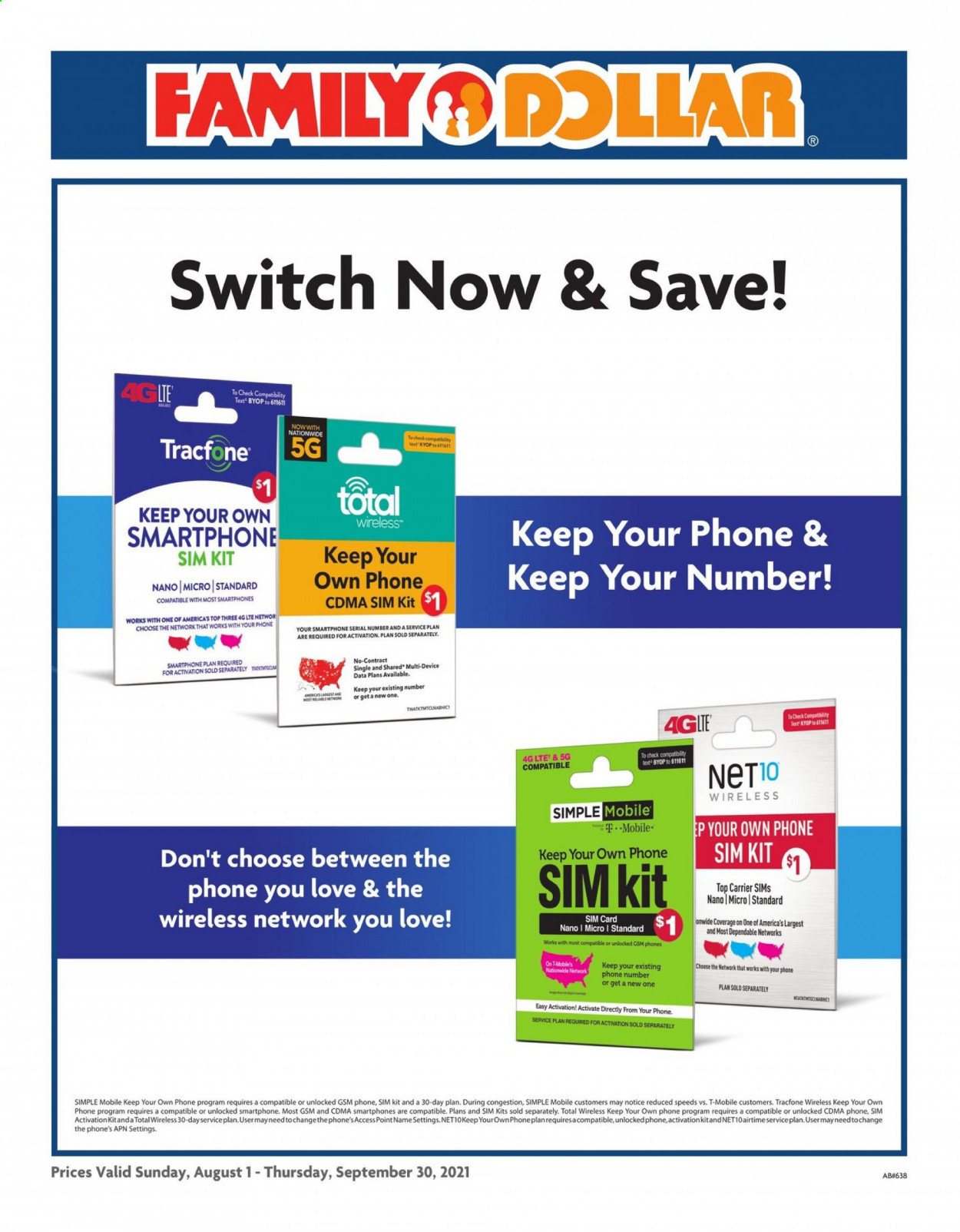 Family Dollar ad - 08/01/2021 - 09/30/2021. Page 2