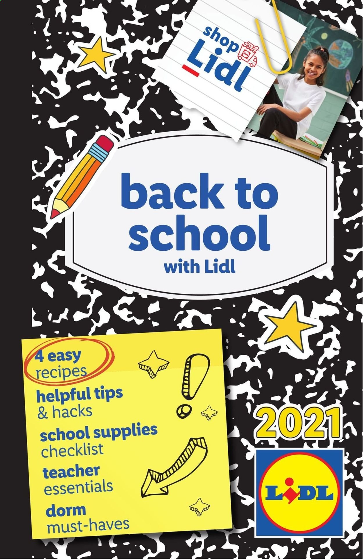 Lidl ad - 07/07/2021 - 08/10/2021. Page 1