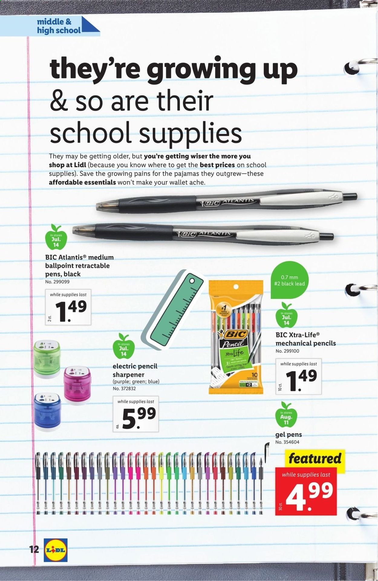 Lidl ad - 07/07/2021 - 08/10/2021. Page 12