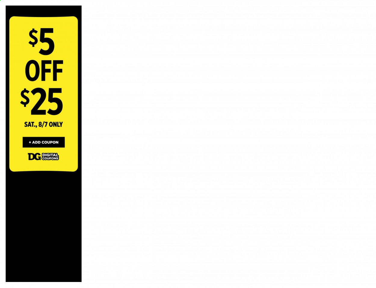 Dollar General ad - 08/01/2021 - 08/07/2021. Page 11