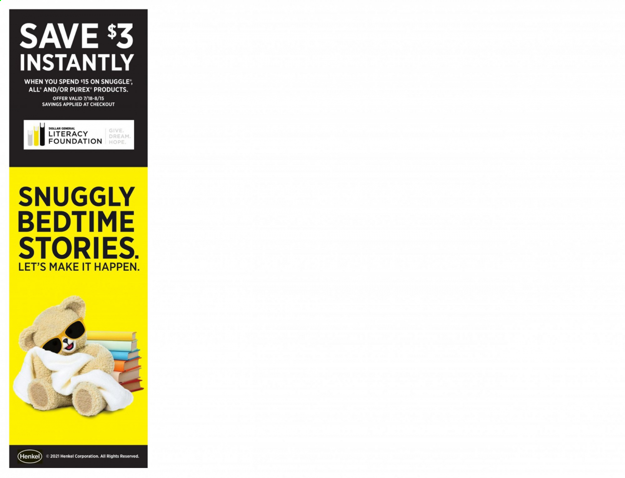 Dollar General ad - 08/01/2021 - 08/07/2021. Page 15