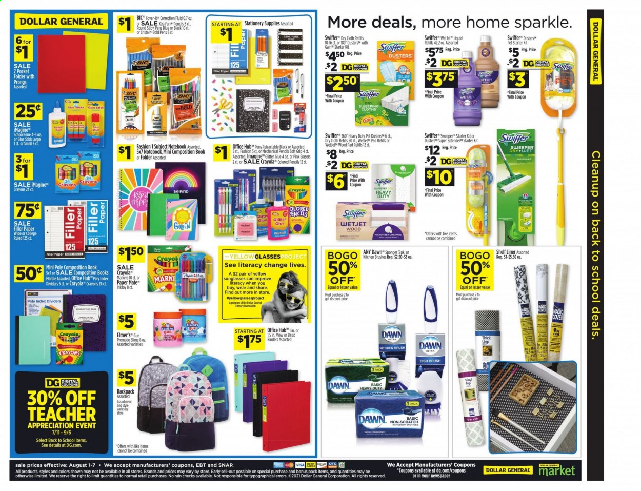 Dollar General ad - 08/01/2021 - 08/07/2021. Page 8