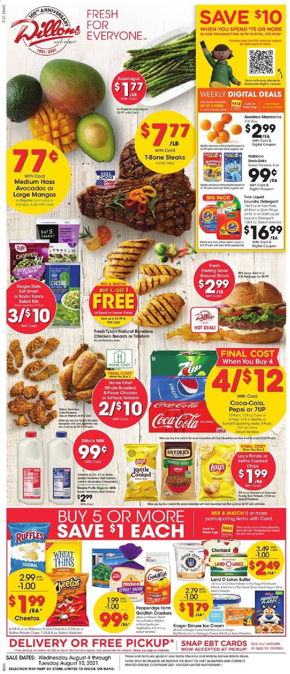 Dillons ad - 08/04/2021 - 08/10/2021. Page 1