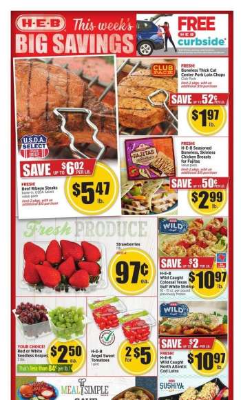 H-E-B Flyer - 08.04.2021 - 08.10.2021.