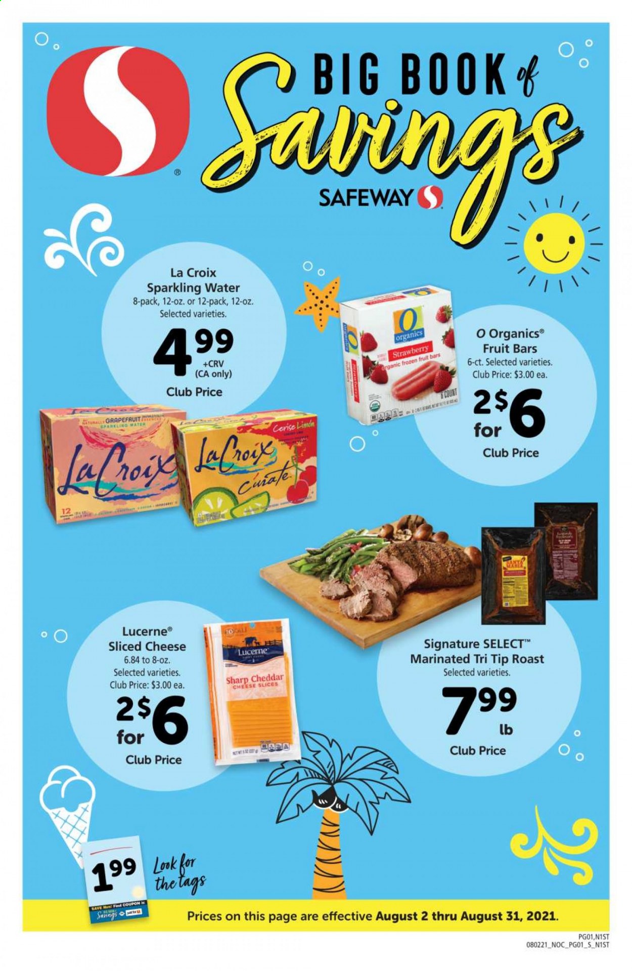 Safeway ad - 08/02/2021 - 08/31/2021. Page 1