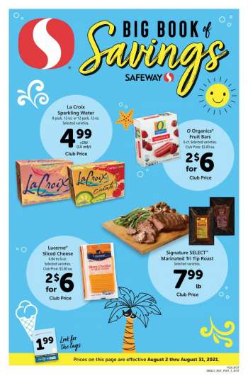 Safeway Flyer - 08.02.2021 - 08.31.2021.