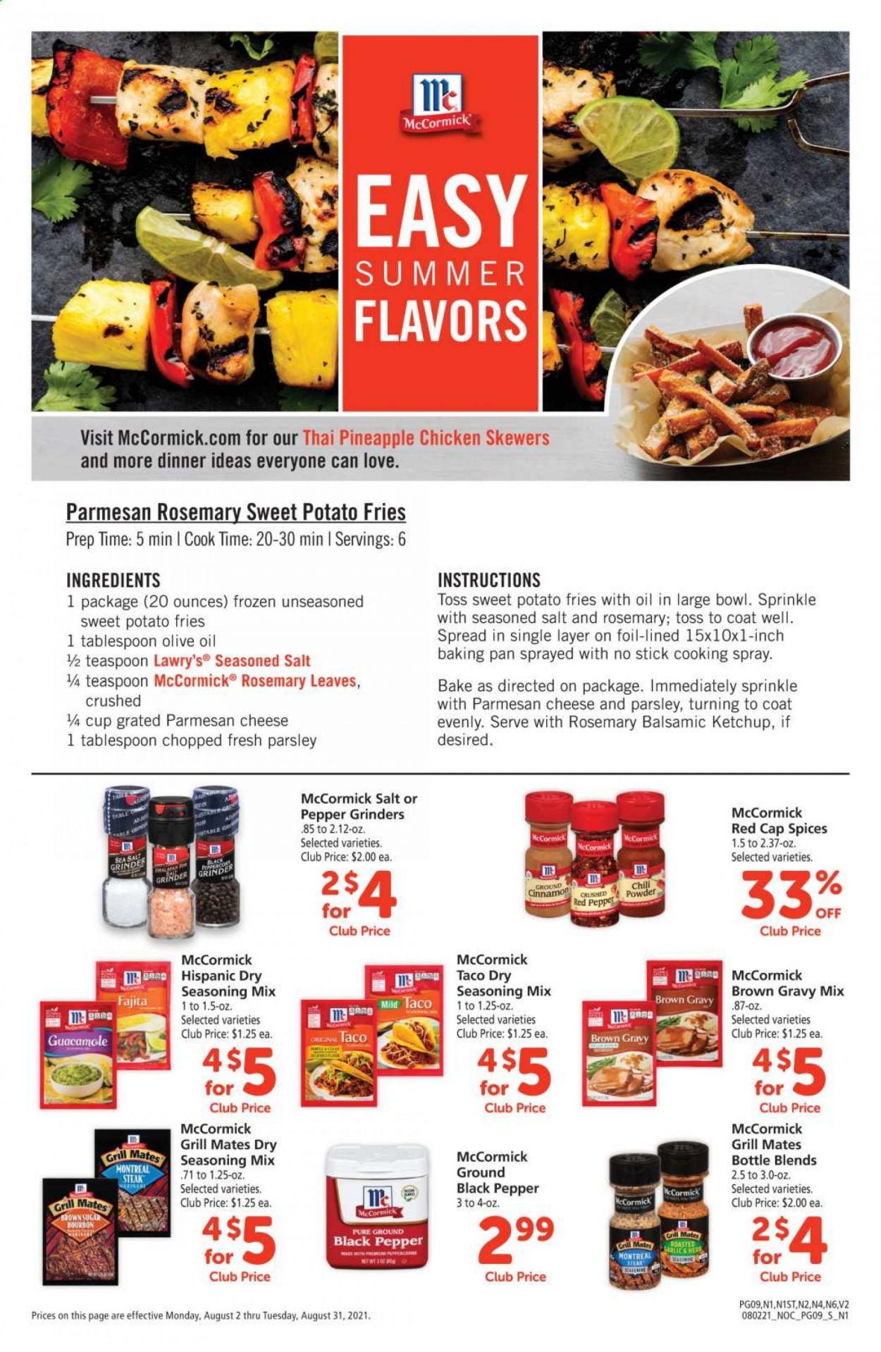 Safeway ad - 08/02/2021 - 08/31/2021. Page 9