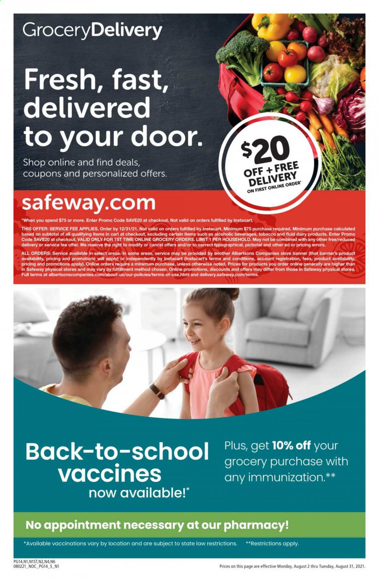 Safeway ad - 08/02/2021 - 08/31/2021. Page 14