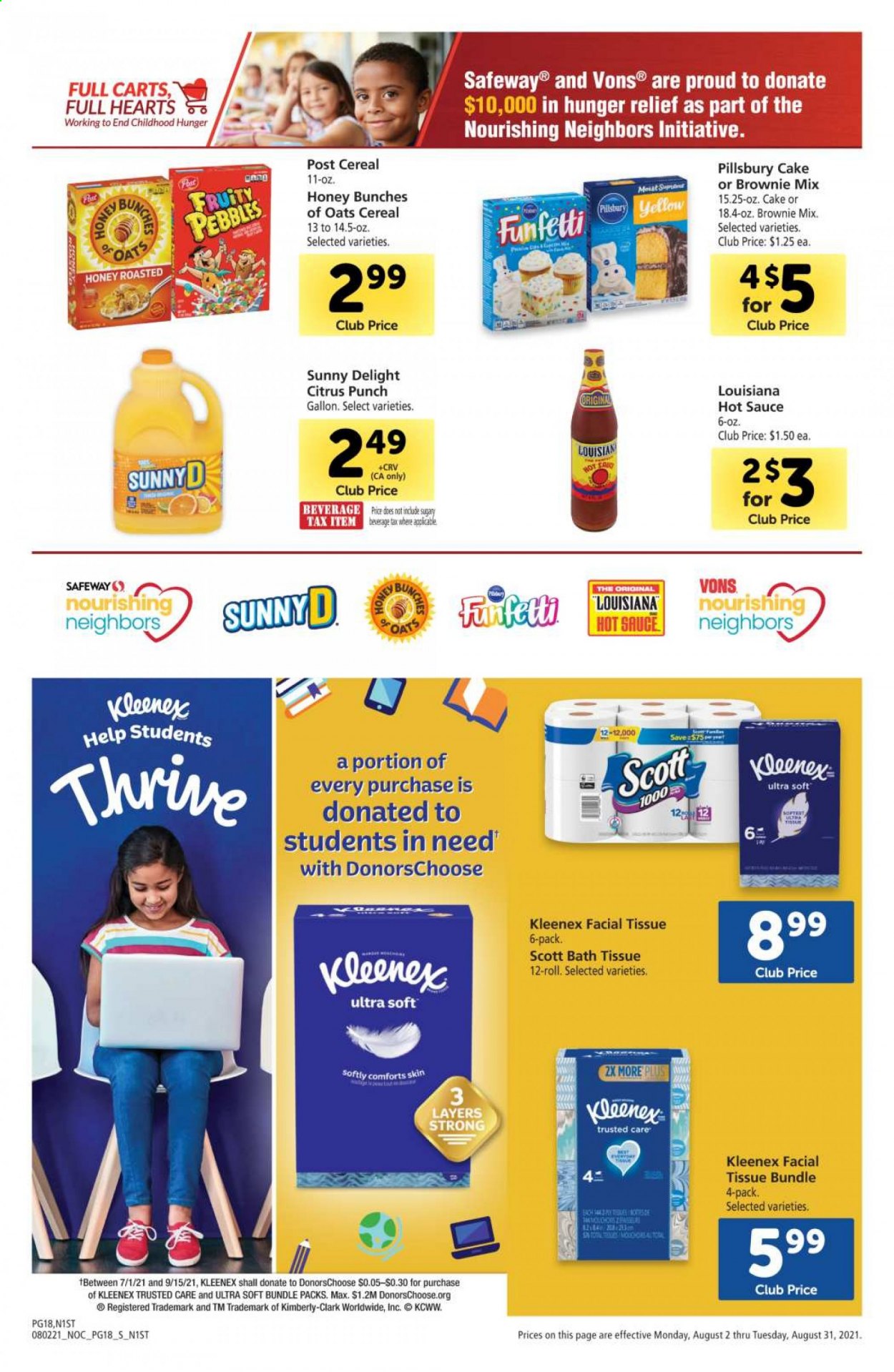 Safeway ad - 08/02/2021 - 08/31/2021. Page 18