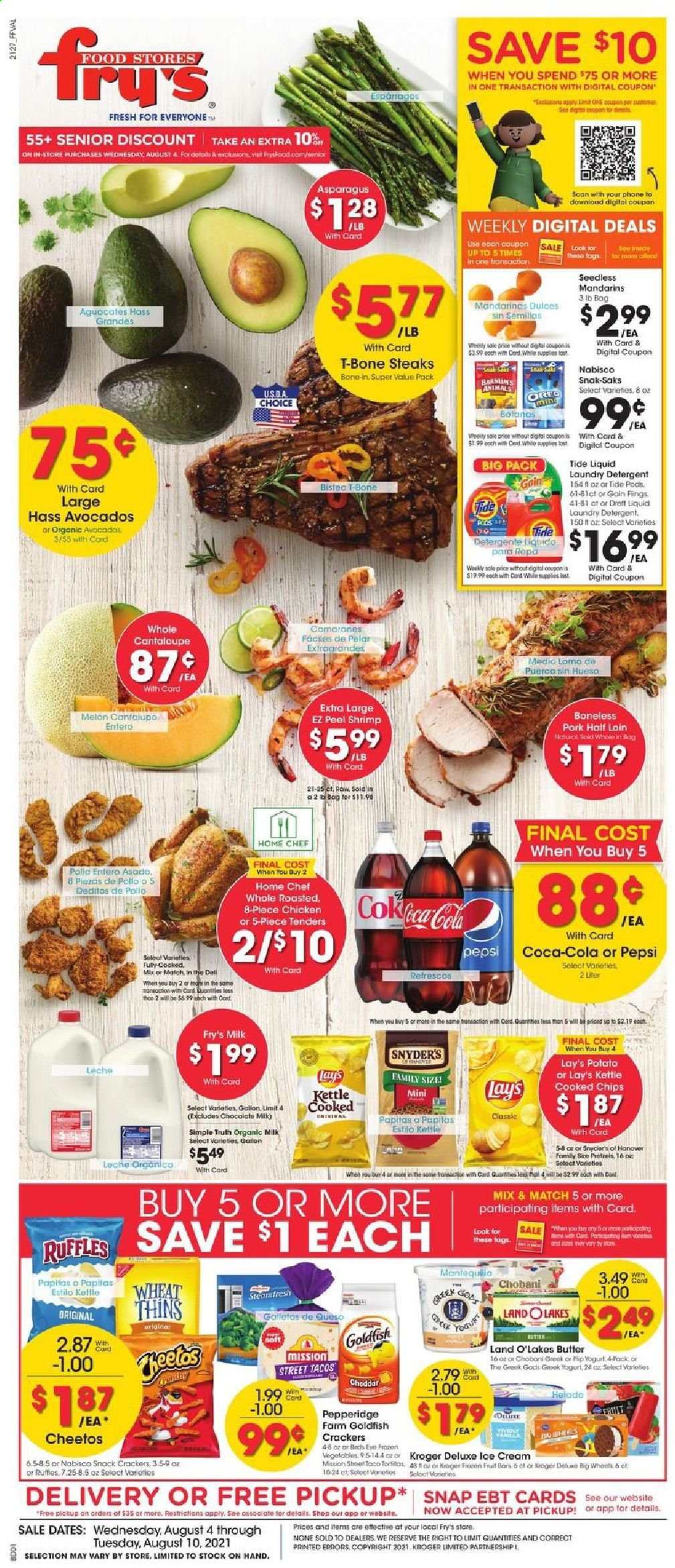 Fry’s ad - 08/04/2021 - 08/10/2021. Page 1