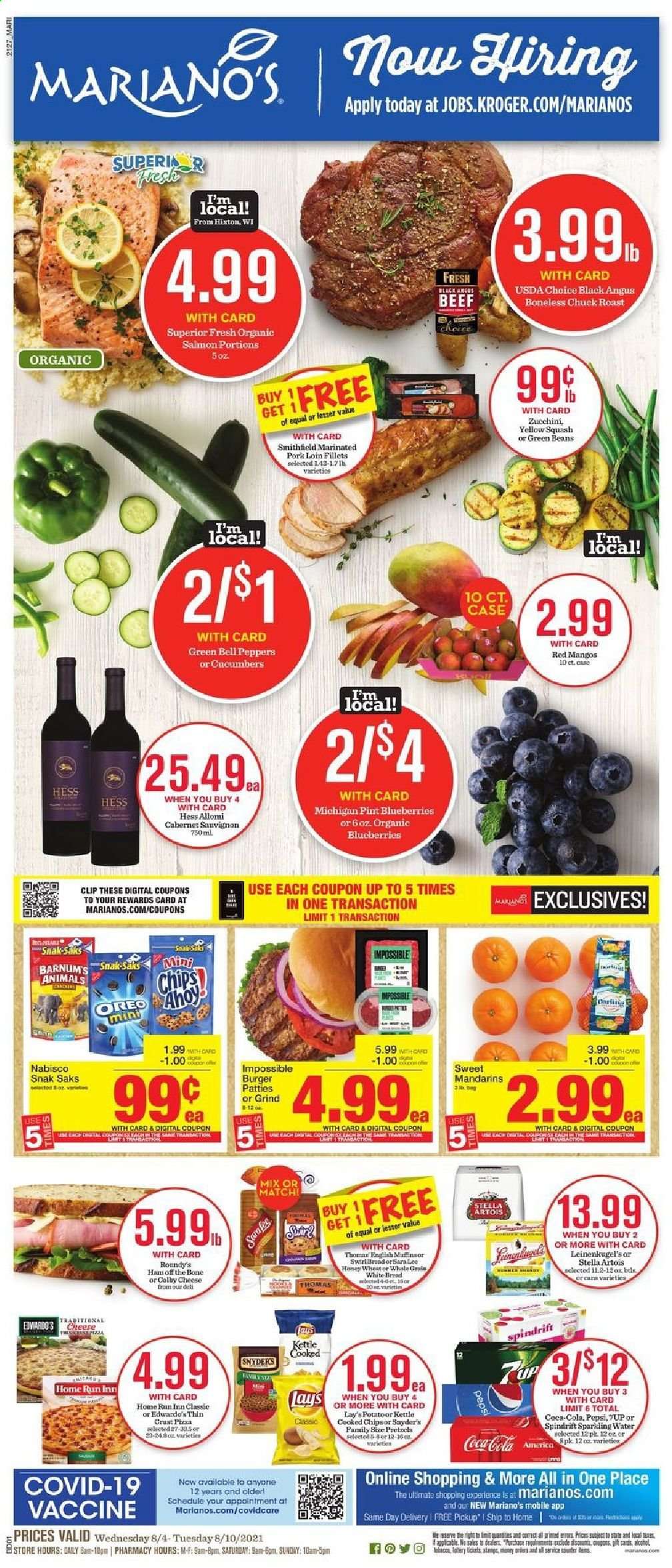 Mariano’s ad - 08/04/2021 - 08/10/2021. Page 1