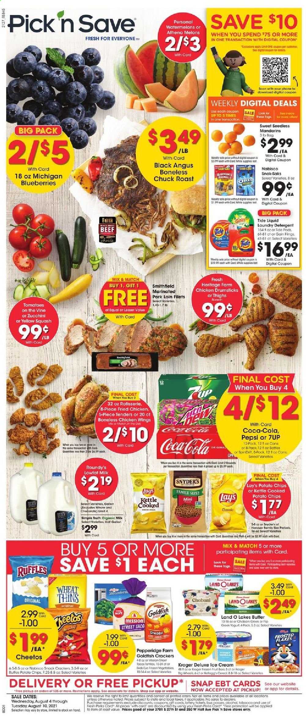 Pick ‘n Save ad - 08/04/2021 - 08/10/2021. Page 1