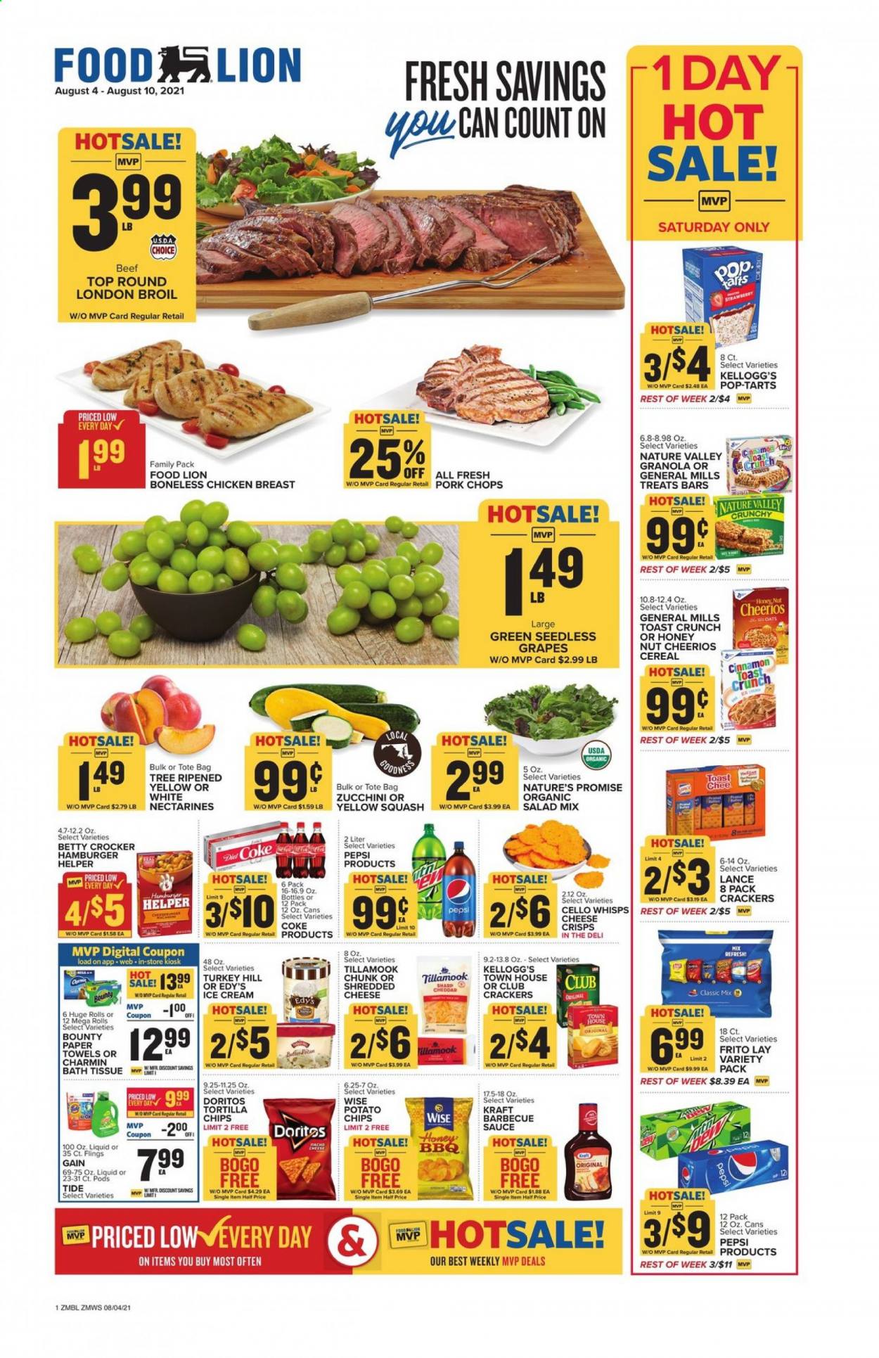 Food Lion ad - 08/04/2021 - 08/10/2021. Page 1