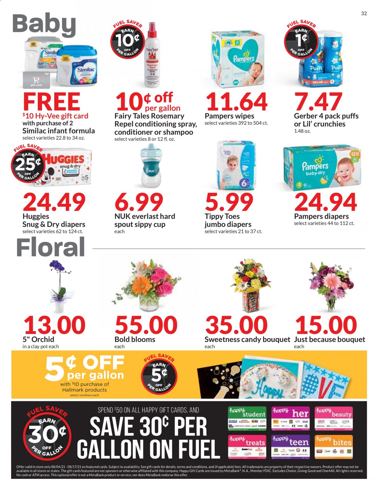 Hy-Vee ad - 08/04/2021 - 08/10/2021. Page 32