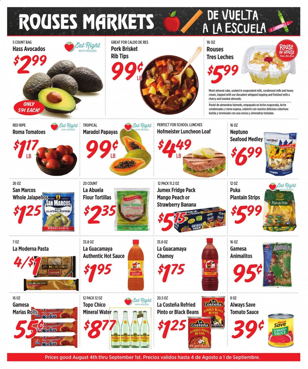 Rouses Markets ad - 08/04/2021 - 09/01/2021. Page 1