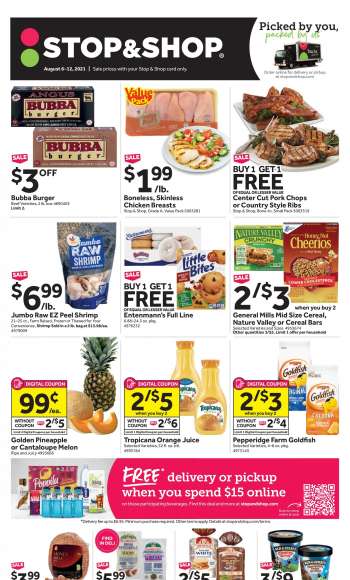 Stop & Shop Flyer - 08.06.2021 - 08.12.2021.