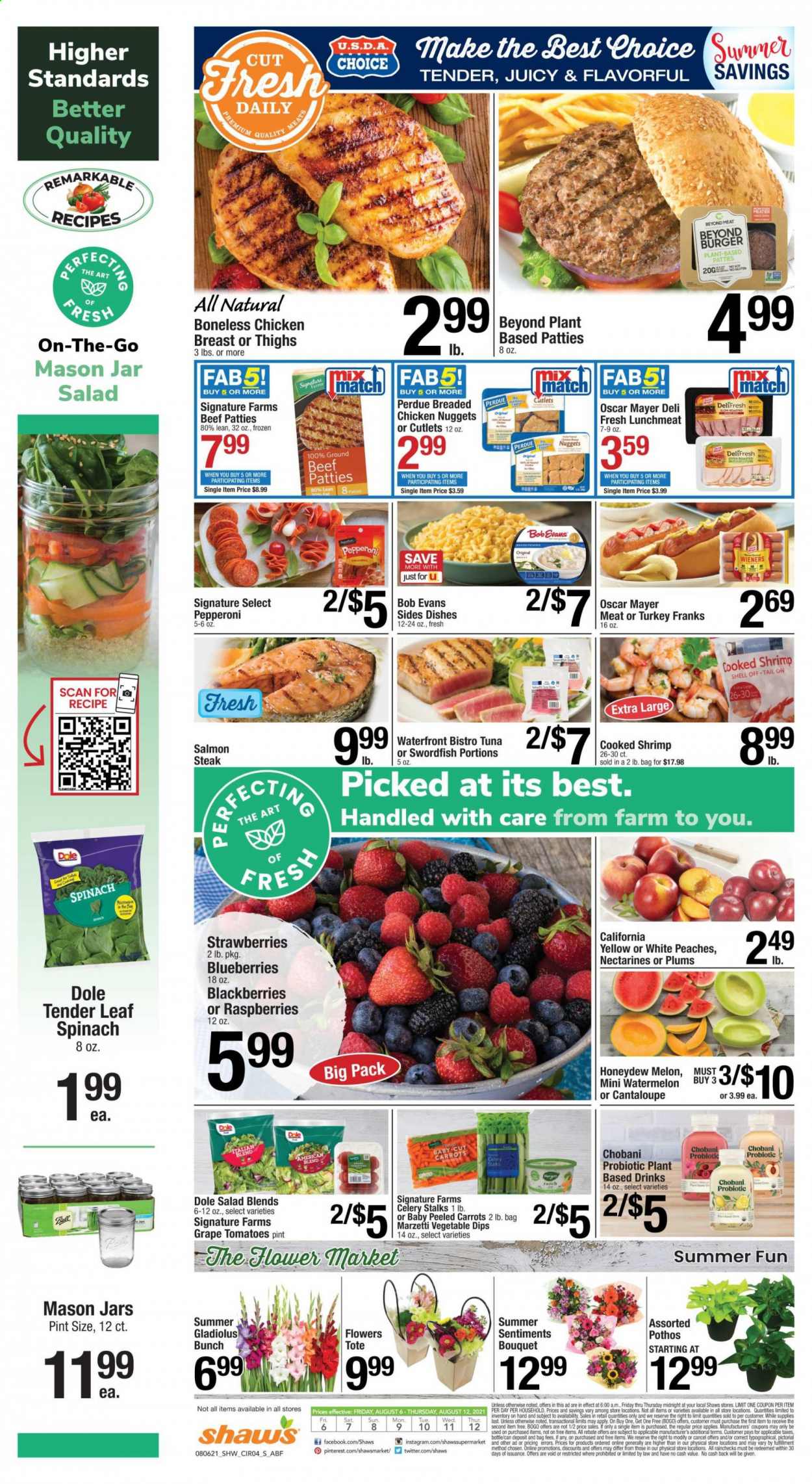 Shaw’s ad - 08/06/2021 - 08/12/2021. Page 4