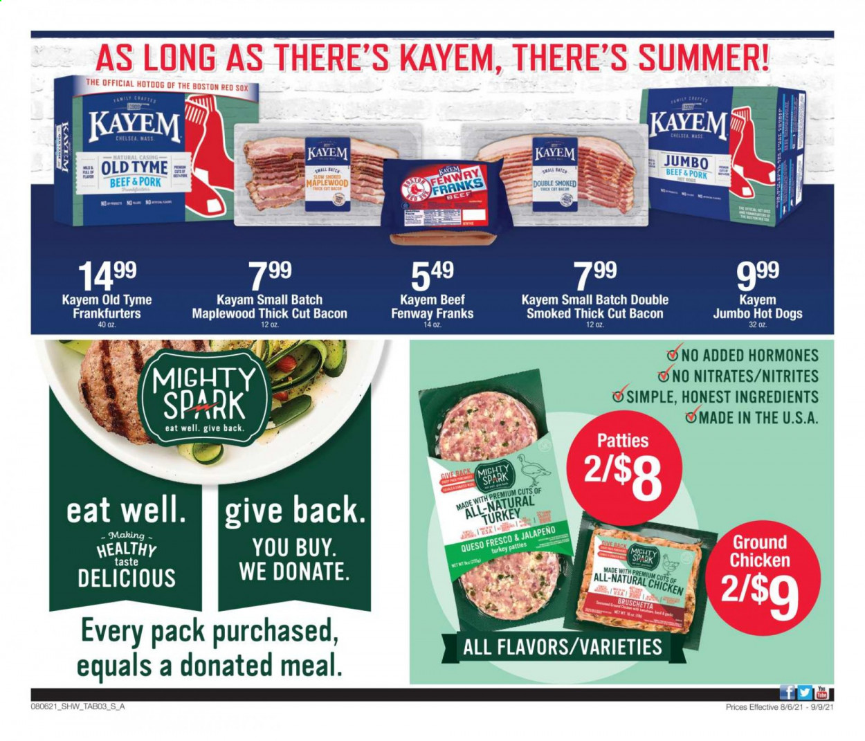 Shaw’s ad - 08/06/2021 - 09/09/2021. Page 3