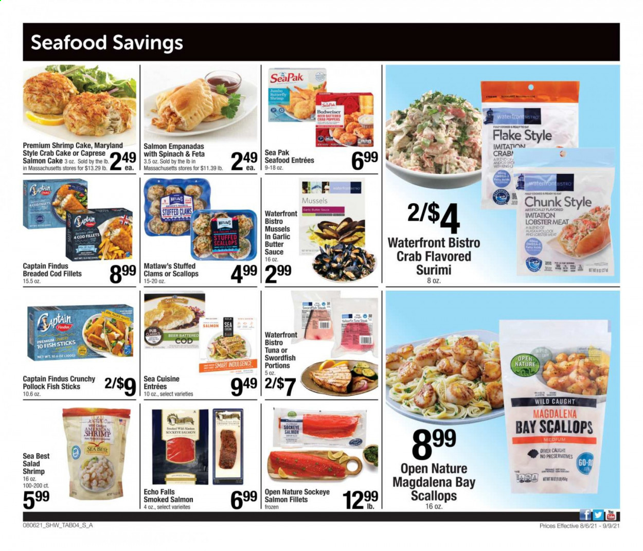 Shaw’s ad - 08/06/2021 - 09/09/2021. Page 4