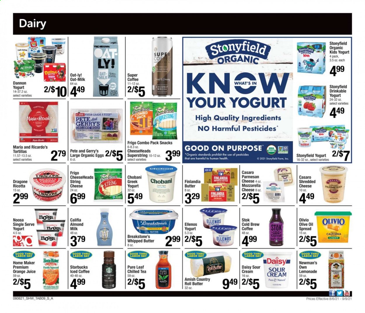 Shaw’s ad - 08/06/2021 - 09/09/2021. Page 9