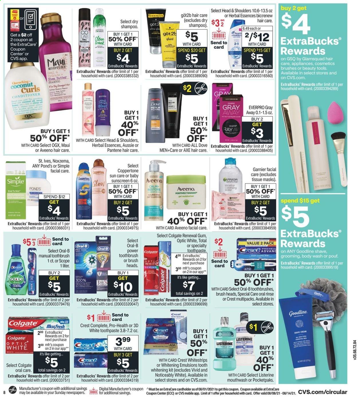 CVS Pharmacy ad - 08/08/2021 - 08/14/2021. Page 9