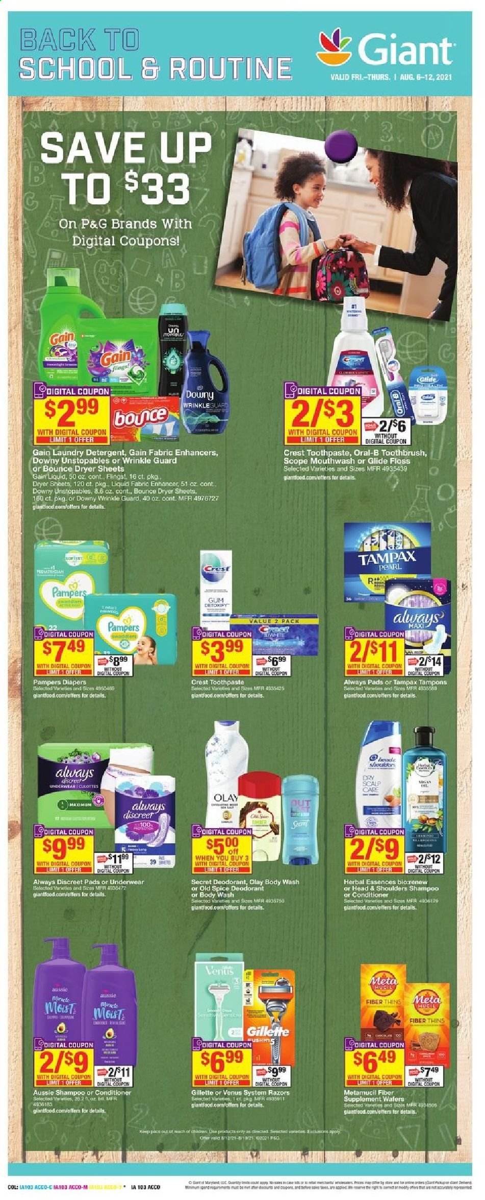 Giant Food ad - 08/06/2021 - 08/12/2021. Page 8