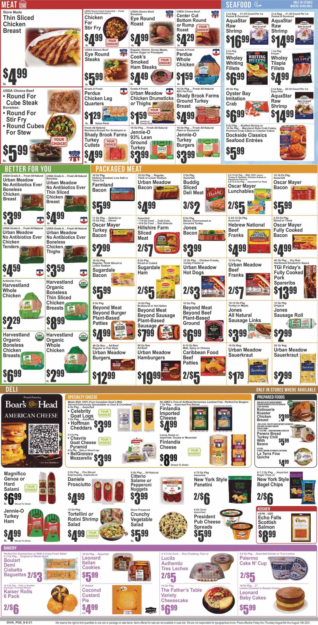 Key Food ad - 08/06/2021 - 08/12/2021. Page 6