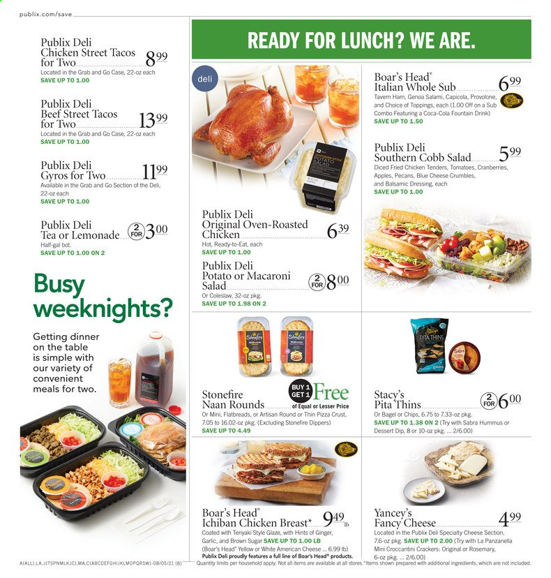 Publix ad - 08/05/2021 - 08/11/2021. Page 9