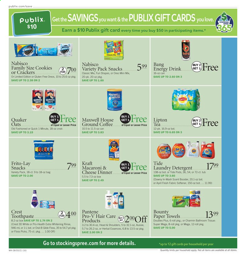 Publix ad - 08/05/2021 - 08/11/2021. Page 16