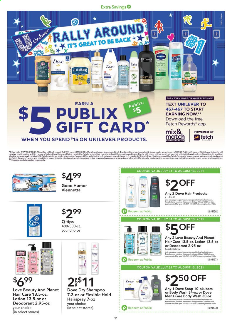 Publix ad - 07/31/2021 - 08/13/2021. Page 11