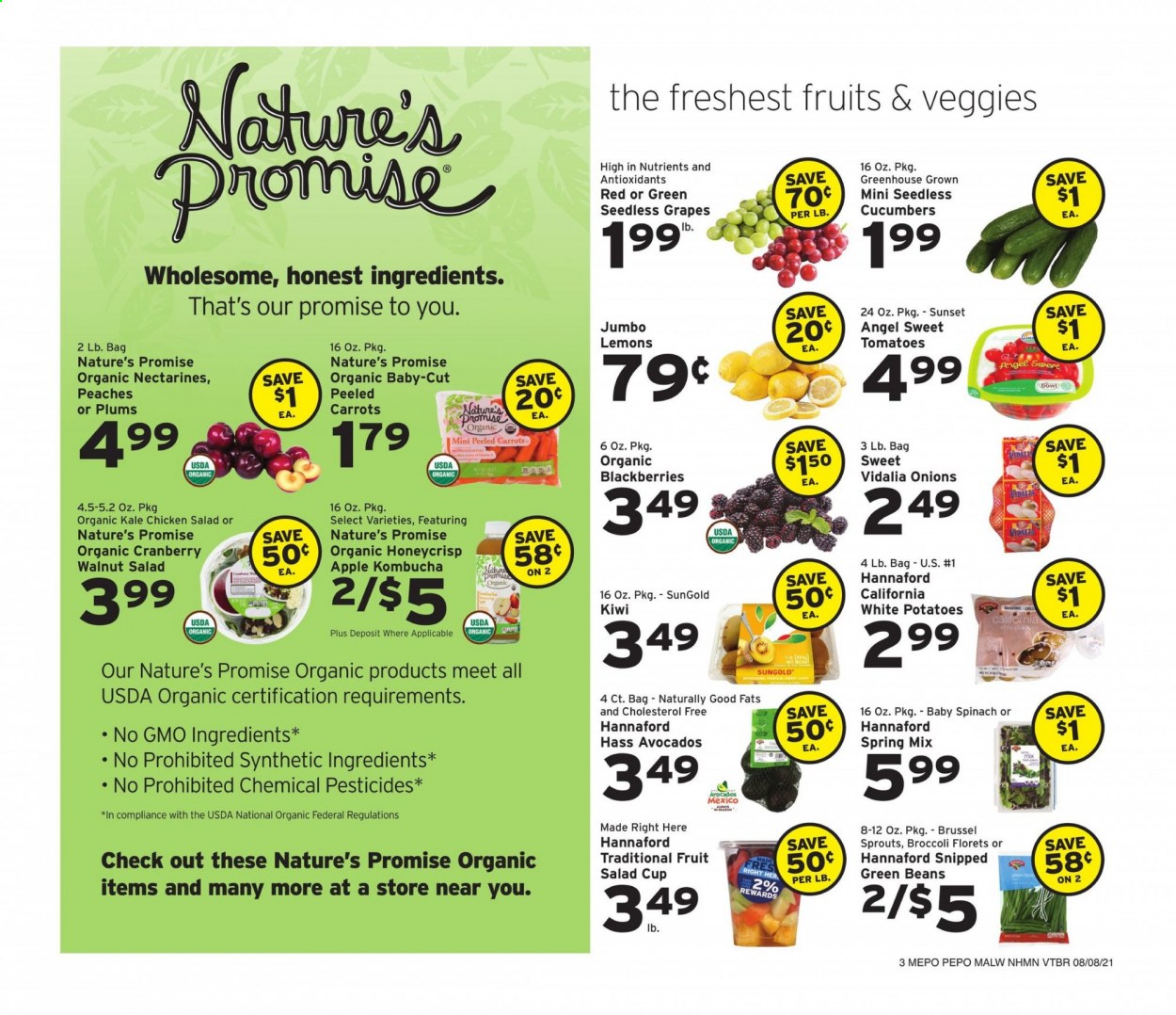 Hannaford ad - 08/08/2021 - 08/14/2021. Page 3