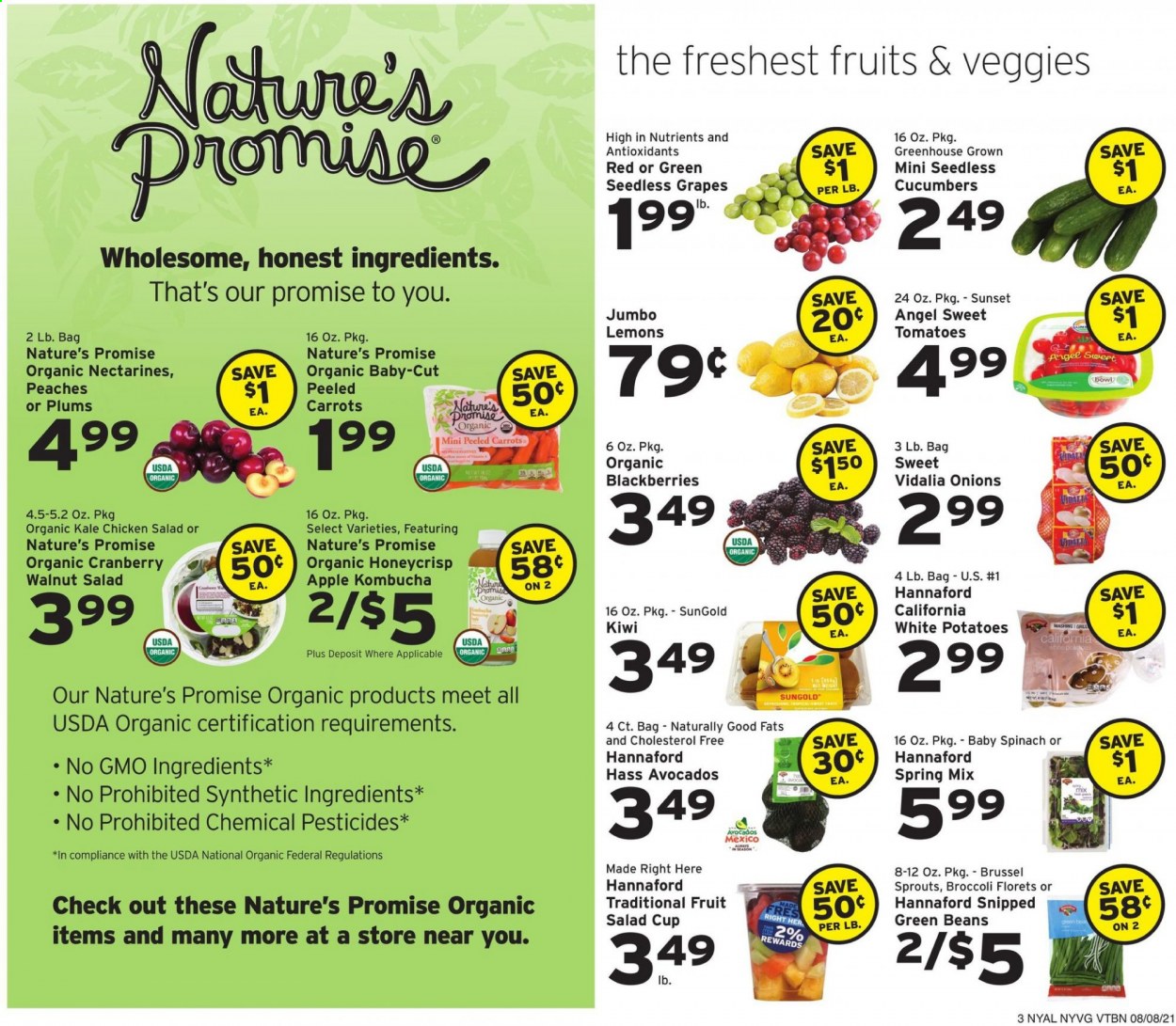 Hannaford ad - 08/06/2021 - 08/14/2021. Page 3