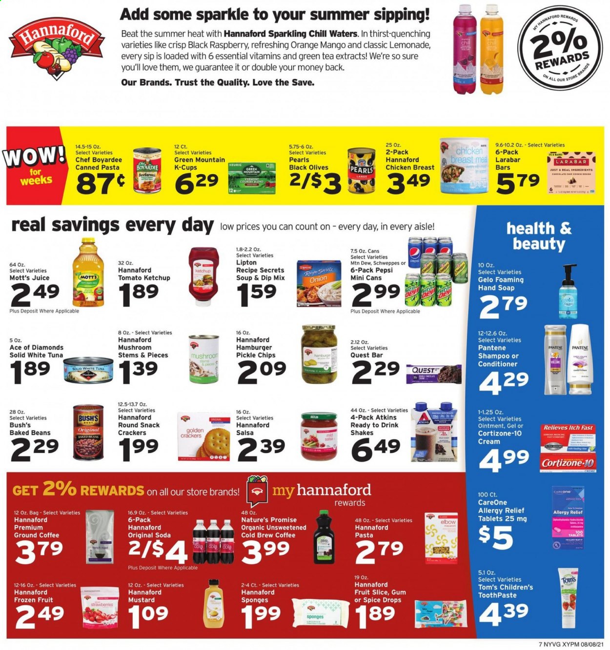 Hannaford ad - 08/06/2021 - 08/14/2021. Page 7