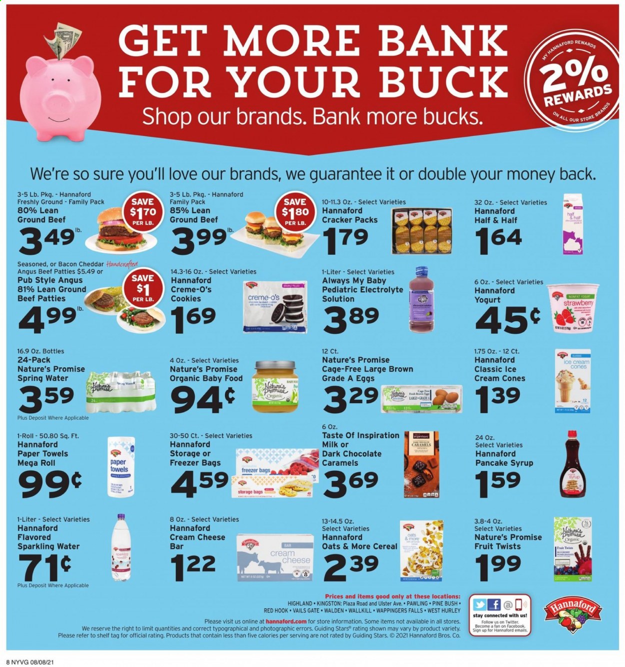 Hannaford ad - 08/06/2021 - 08/14/2021. Page 8