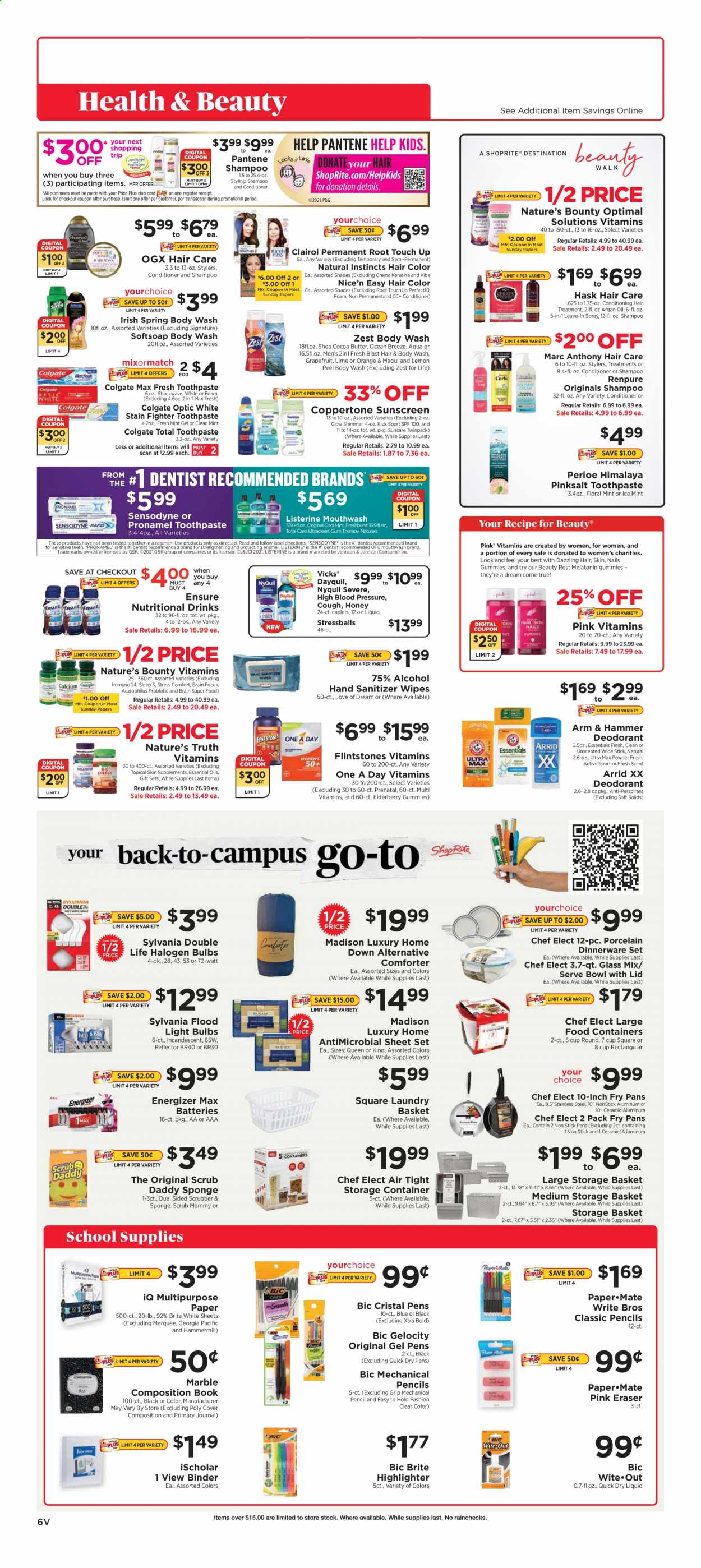 ShopRite ad - 08/08/2021 - 08/14/2021. Page 6
