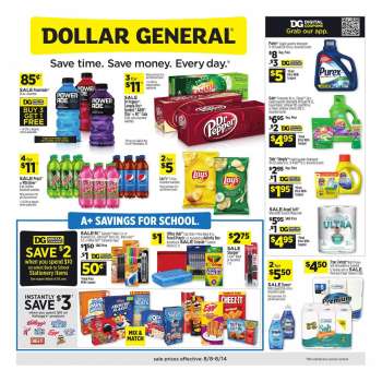 Dollar General Flyer - 08.08.2021 - 08.14.2021.
