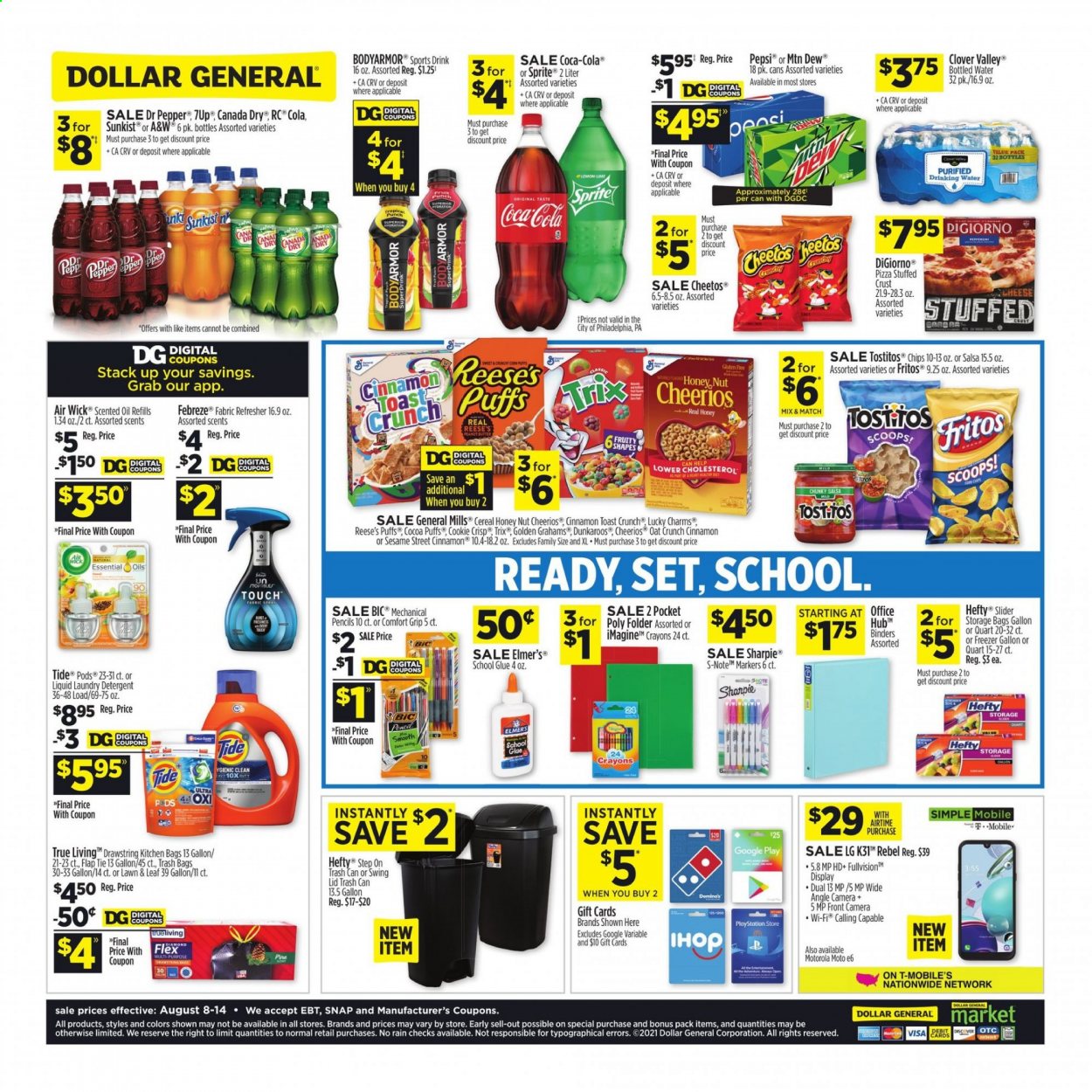 Dollar General ad - 08/08/2021 - 08/14/2021. Page 2