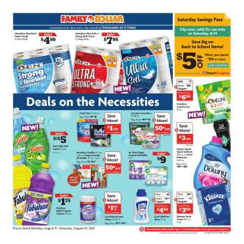 Family Dollar Flyer - 08.09.2021 - 08.14.2021.