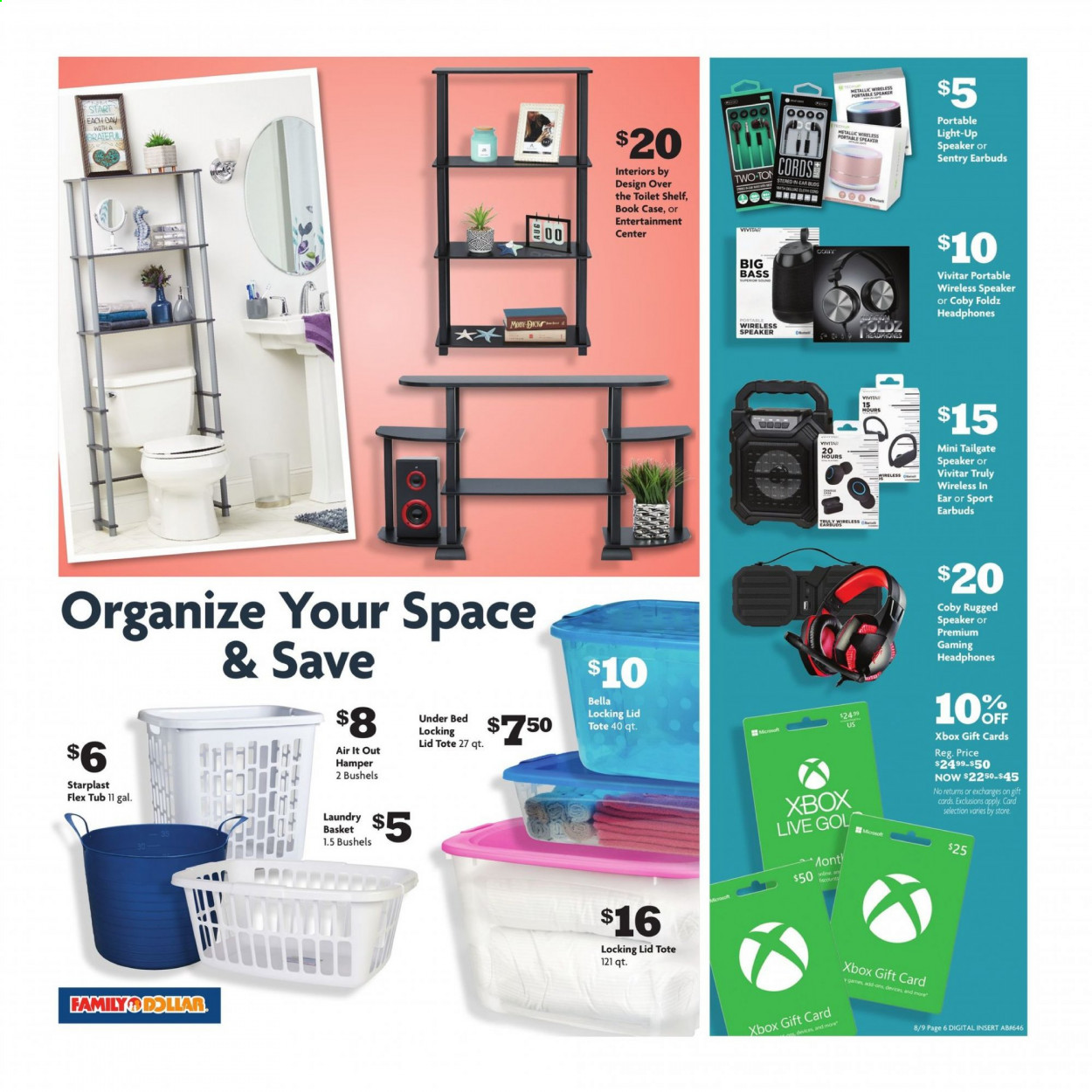 Family Dollar ad - 08/09/2021 - 08/14/2021. Page 9