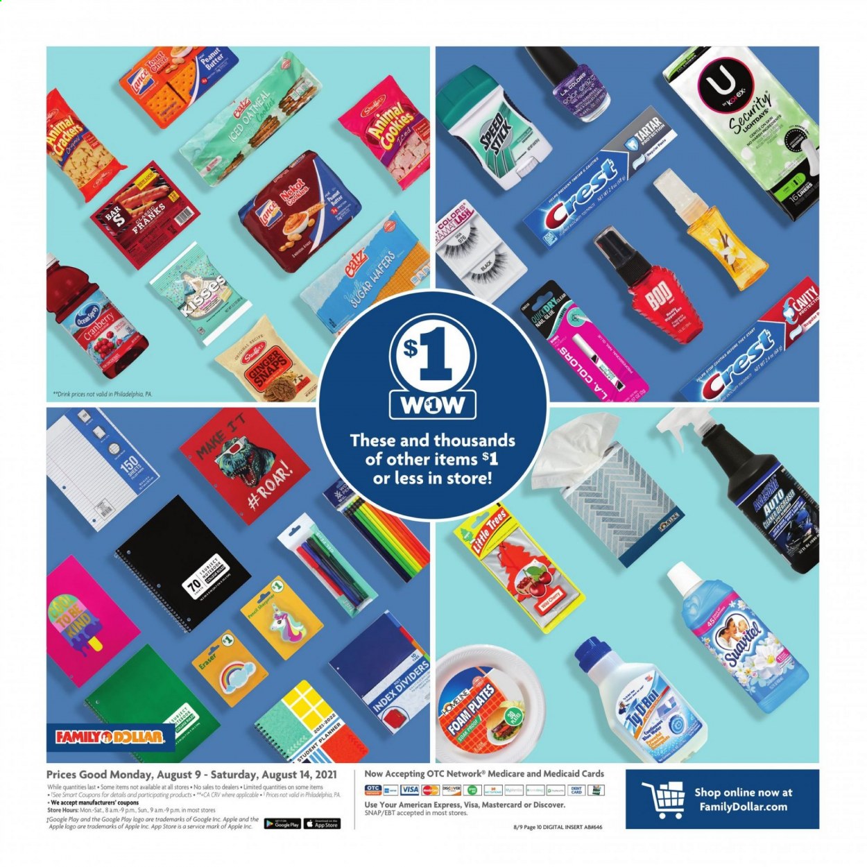Family Dollar ad - 08/09/2021 - 08/14/2021. Page 11