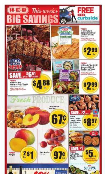 H-E-B Flyer - 08.11.2021 - 08.17.2021.