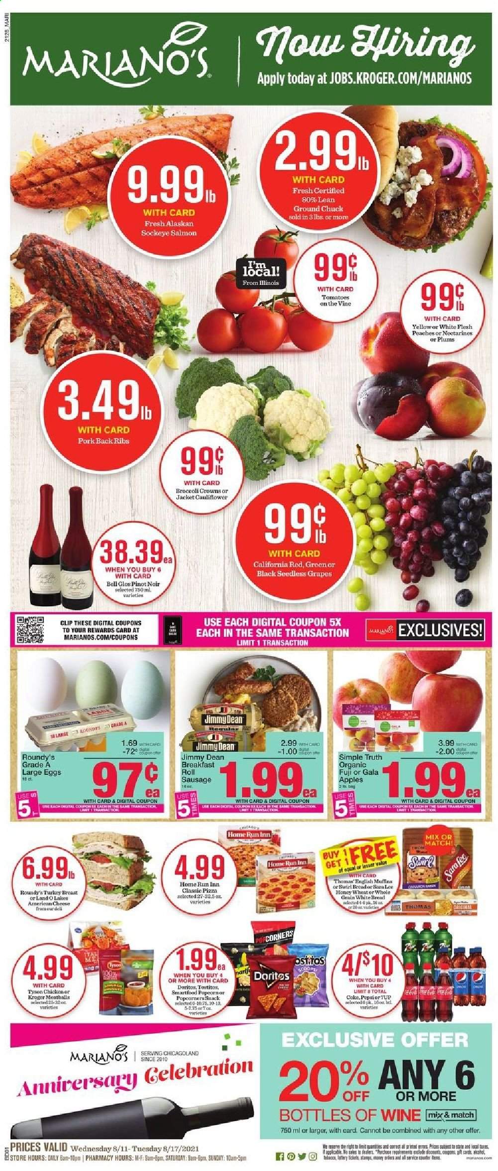 Mariano’s ad - 08/11/2021 - 08/17/2021. Page 1