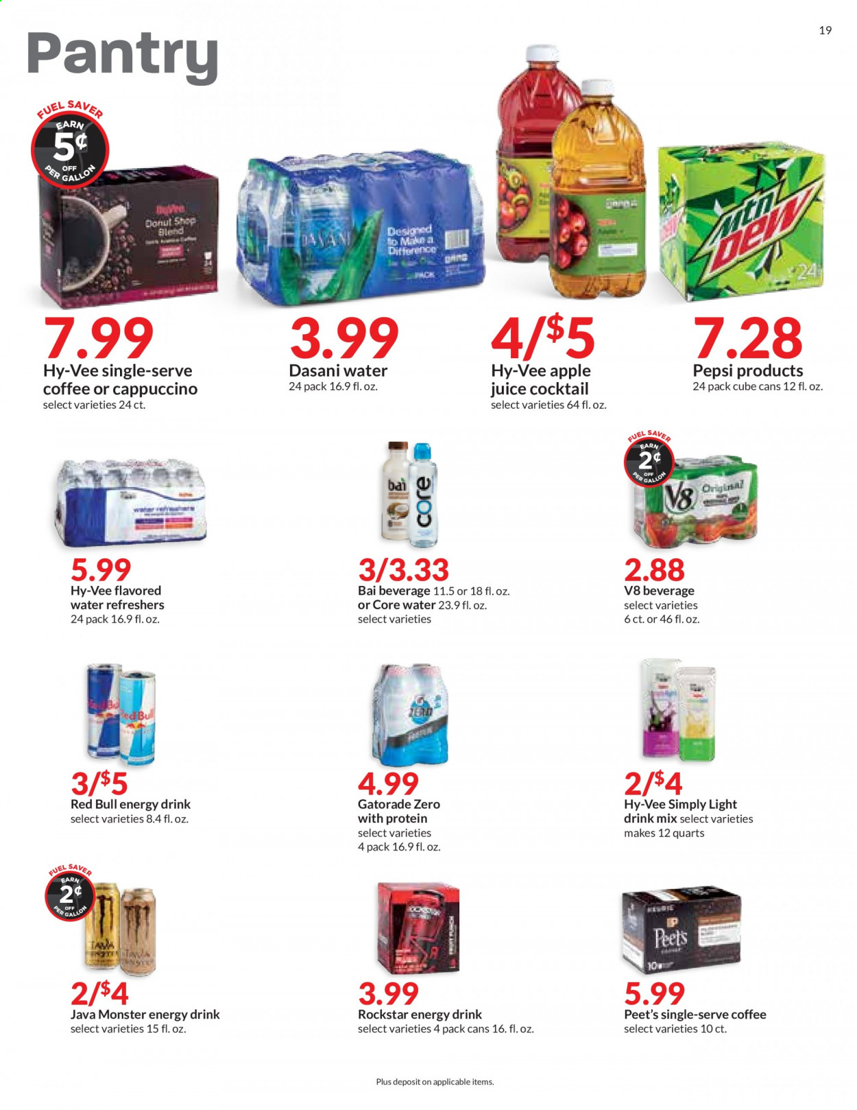 Hy-Vee ad - 08/11/2021 - 08/17/2021. Page 19